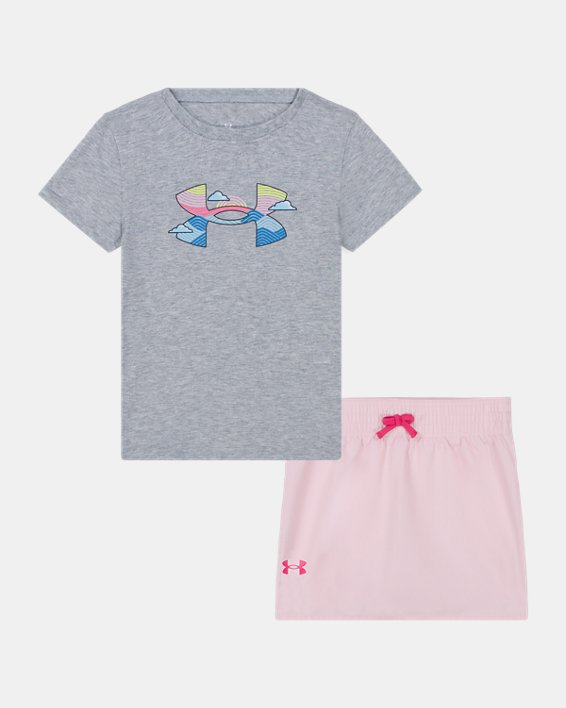 UA Wave Logo Toddler Girls' Skort Set | Under Armour UA Wave Logo Toddler Girls' Skort Set | Under Armour